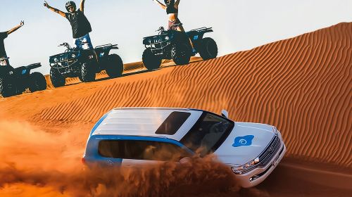 Dubai: Half-Day Desert Safari, Camels, Quad Bike & Refreshments Day Tours