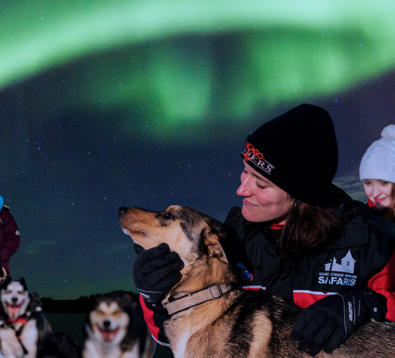 Rovaniemi: Aurora Husky Safari Through the Forest