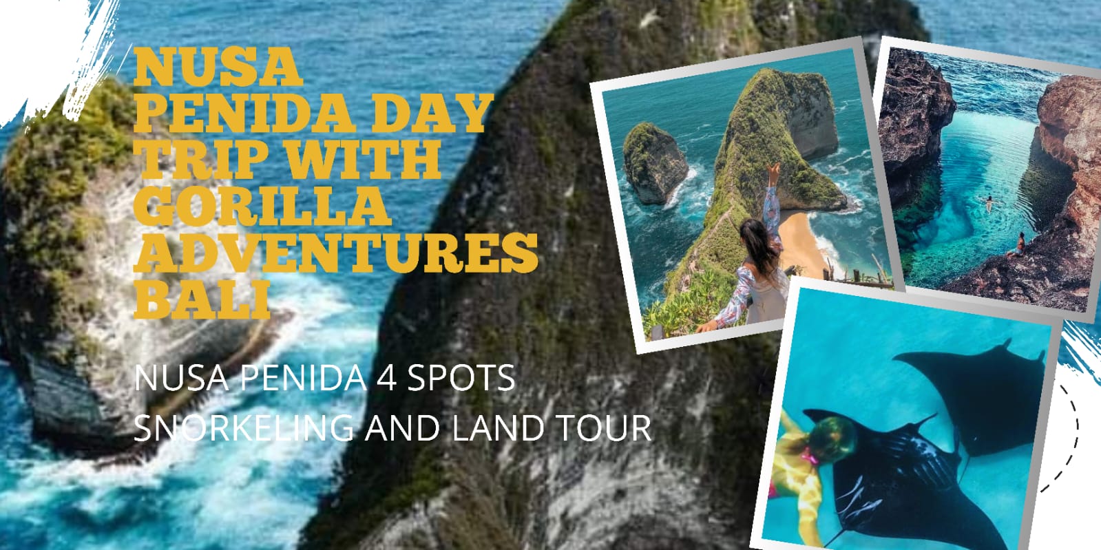 Nusa Penida West Tour + Manta Snorkeling from Bali