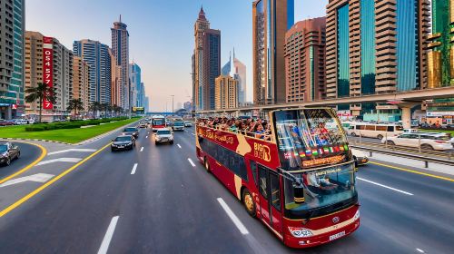 Dubai Big Bus Hop-On Hop-Off Half-Day bus tour[Pick-up point]