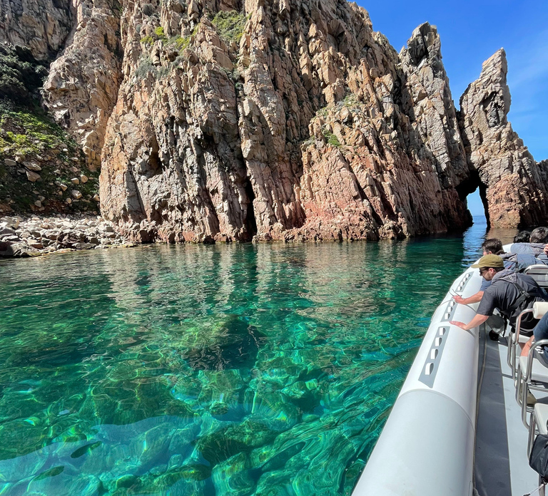 From Sagone/Cargèse: Scandola and Calanques de Piana Cruise