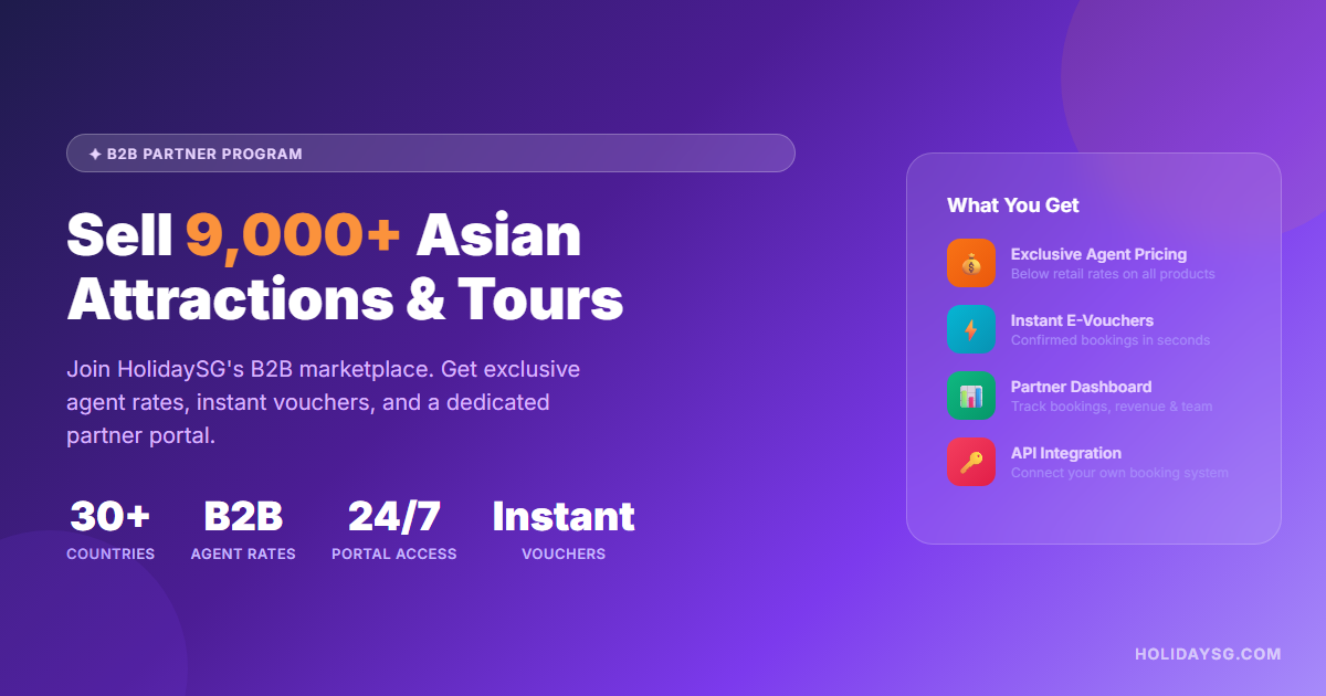 How to Become a HolidaySG B2B Travel Partner: Complete Guide for Travel Agents