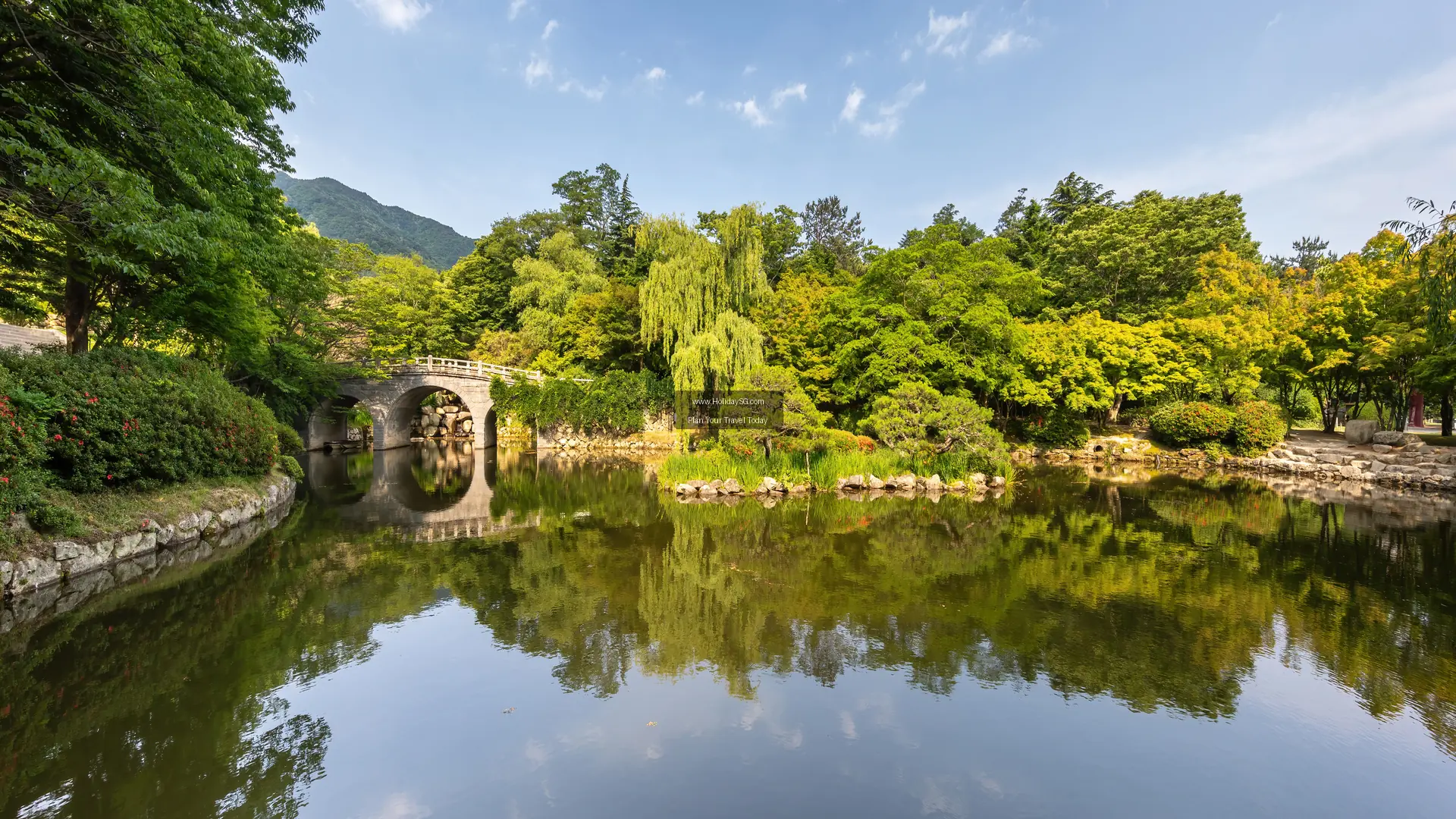 Traditional architecture and historic scenery in Gyeongju, South Korea