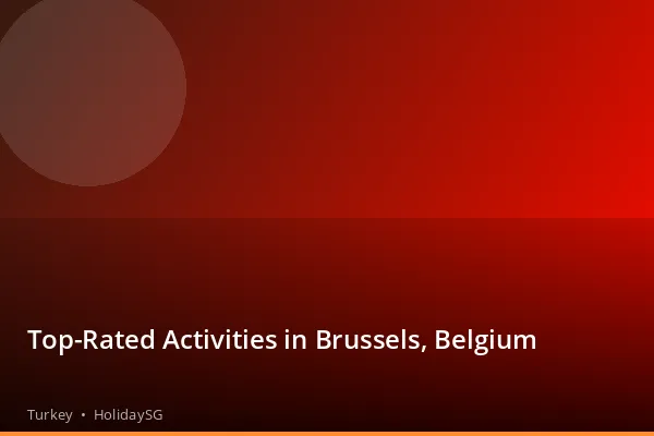 Top-Rated Activities in Brussels, Belgium - Turkey | HolidaySG