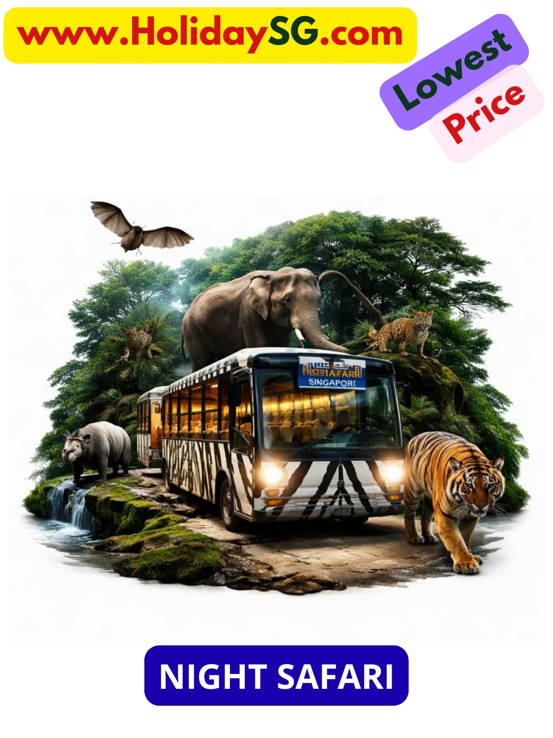Singapore Wildlife Encounters: Zoo, Safari & More