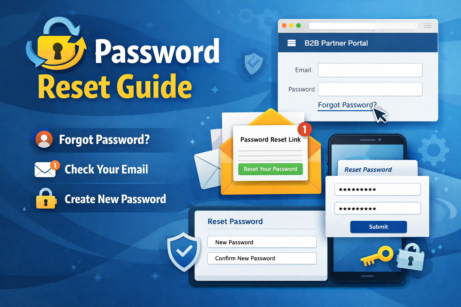 B2B – How to Reset Password