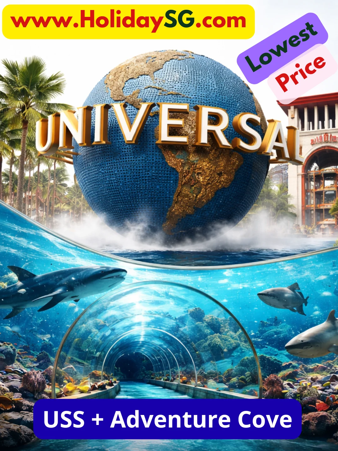 Universal Studios Singapore vs Adventure Cove Waterpark: Which to Choose?