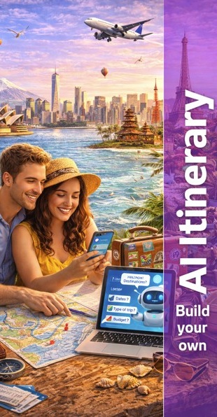 AI Itinerary promotion